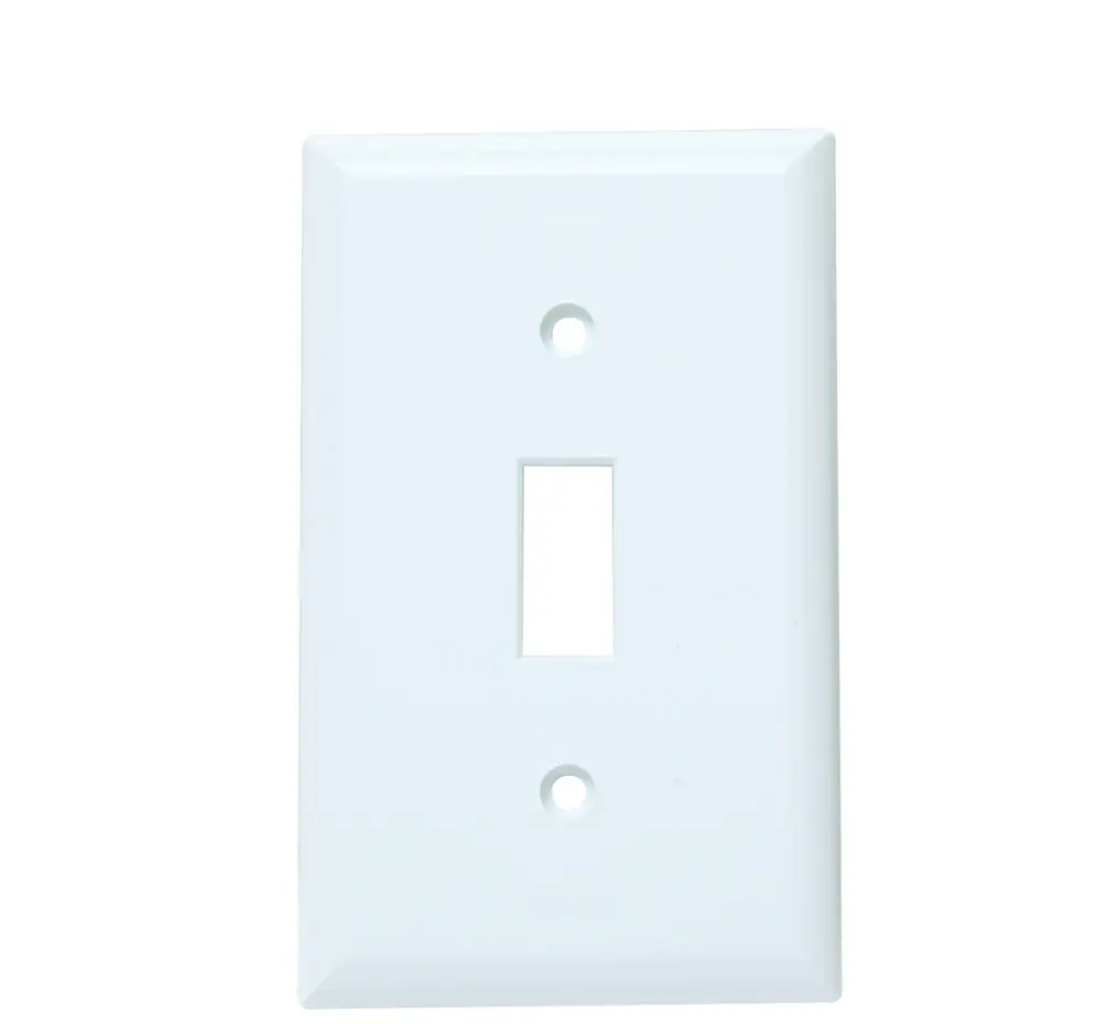 TAPA ELECTRICA EAGLE 2134W PLASTICA SENCILLA BLANCO