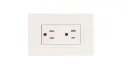 TOMA CORRIENTE BTICINO AF2228EB NOBILE DOBLE 15A 127V BLANCO