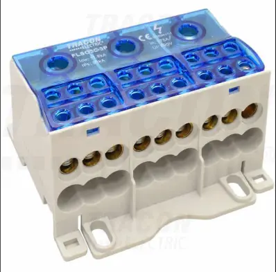 BLOQUE DE DISTRIBUCION 3 POLOS 63 AMP 