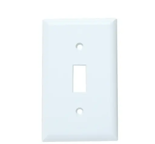 TAPA ELECTRICA EAGLE 2134W PLASTICA SENCILLA BLANCO