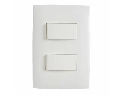 SWITCH LEVITON IN2PL-MAR CIEN DOBLE CON TAPA MARFIL 10A 250V