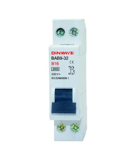 BREAKER P/RIEL C32A 1P 6Kaic DINWAY