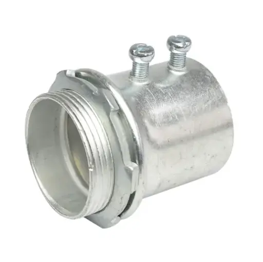 CONECTOR RECTO EMT 1-1/2" metálico C/TORNILLO