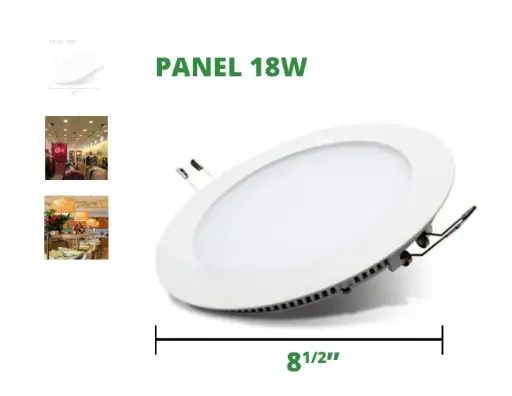 PANEL LED CIRCULAR EMPOTRABLE 18W 6500K 100-265V IP20 XMT NEO LUZ