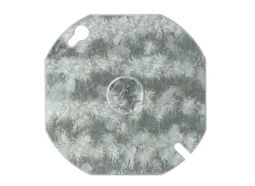 TAPA OCTAGONAL METAL K.O. 1/2"