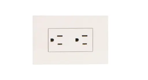 TOMA CORRIENTE BTICINO AF2228EB NOBILE DOBLE 15A 127V BLANCO