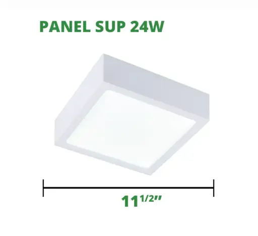 Panel Led Cuadrado Superficie 24W 100-265V