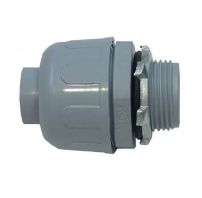 CONECTOR RECTO LT (Liquid Tight) 1/2" NO METALICO